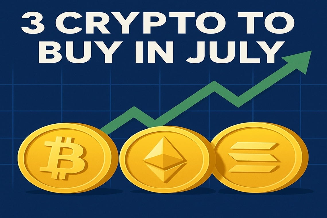 Tre criptovalute in uscita a luglio da monitorare